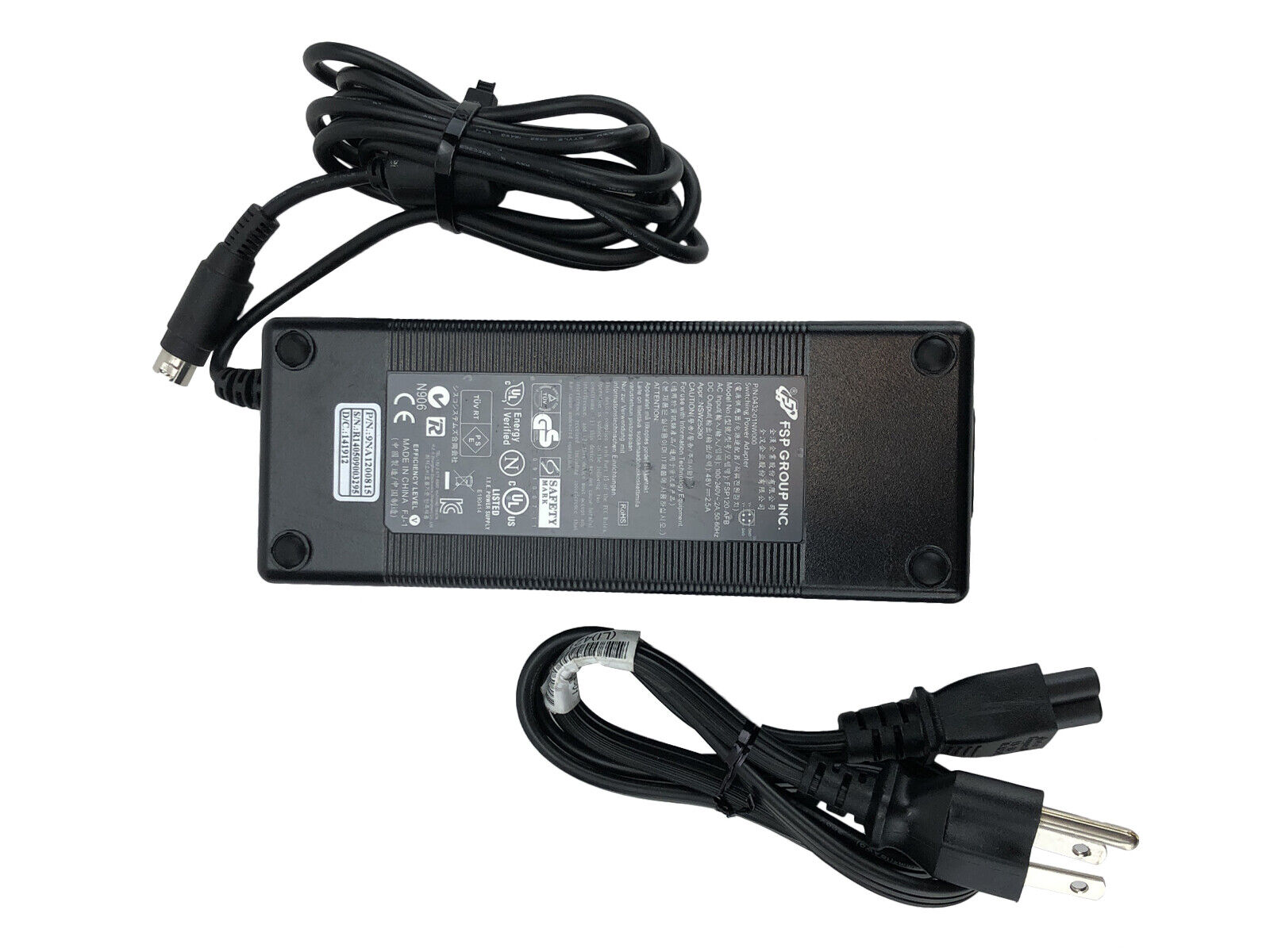 *Brand NEW*Genuine FSP FSP120-AFB 48V 2.5A 120W AC/DC Adapter OEM 4 Pin Power Supply